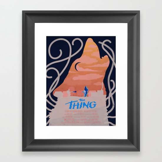 The Thing Framed Art Print