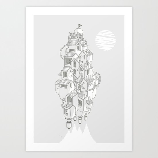 Homemadespaceship Art Print
