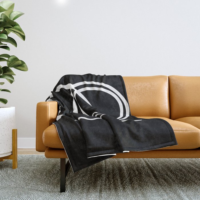 Black and white sales modern throw blanket