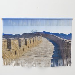 China Photography - Great Wall Of China Under The Cold Blue Sky Wall Hanging