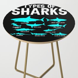 Marine Biology I Shark Identification I Types of Sharks Side Table