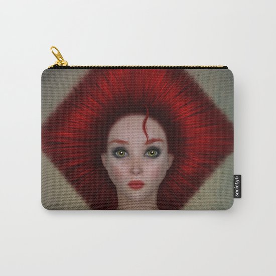 Queen of diamonds portrait Carry-All Pouch
