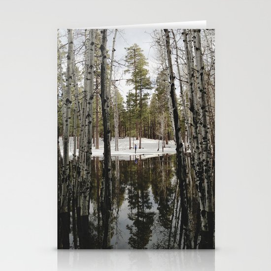 Snowy Forest Grammer Stationery Cards