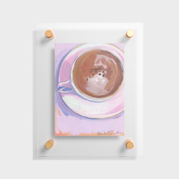 Cafe au Lait Floating Acrylic Print