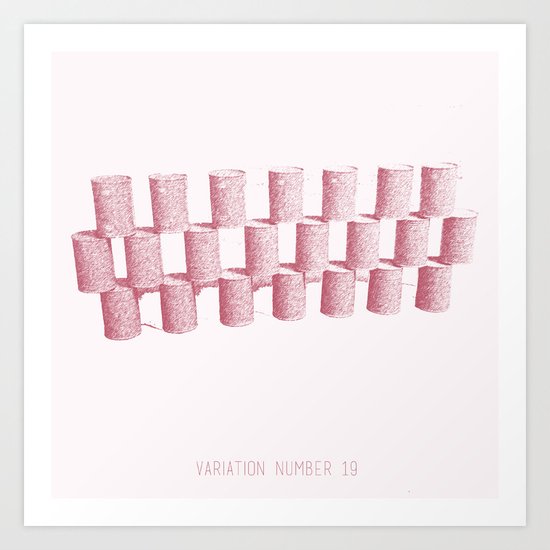 Variation Number 19 (sketch) Art Print