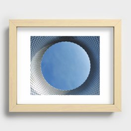 A circle in the sky Recessed Framed Print