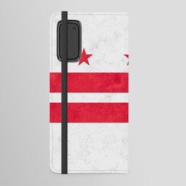 Washington DC Flag US Capitol Banner Symbol the District Red White Standard City Pride Local City Flag Android Wallet Case