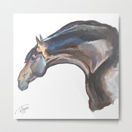 Kensington Metal Print | Equestrianstyle, Horses, Equine, Painting, Oil, Horselover, Bay, Design, Horse, Dressage 