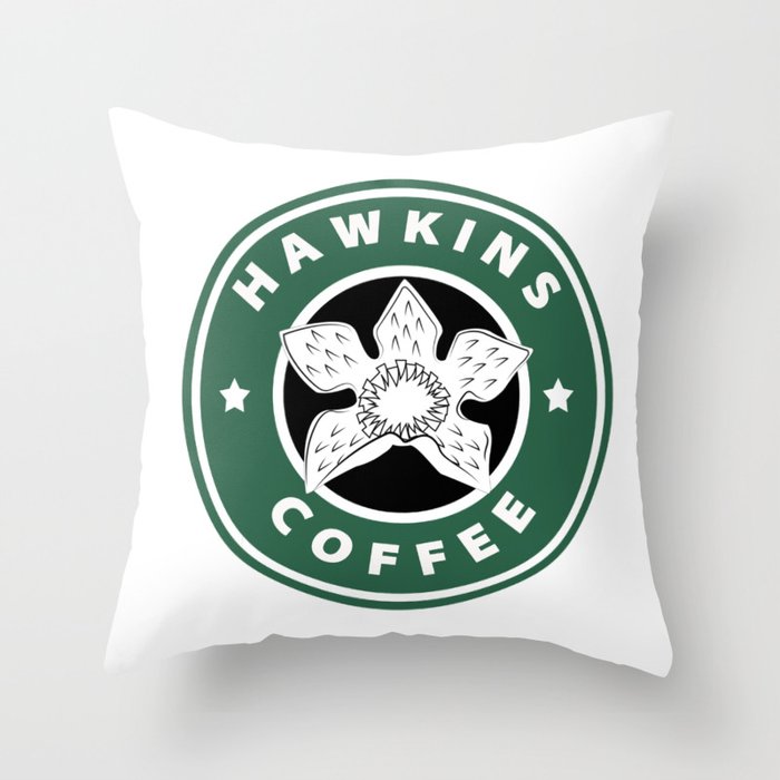 Hawkins Coffee Throw Pillow