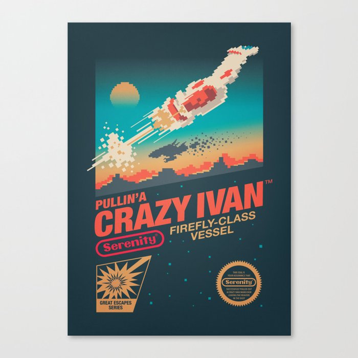 Crazy Ivan Canvas Print