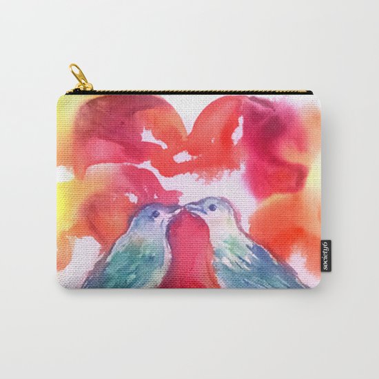 Lovebirds Carry-All Pouch