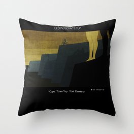 "Cape Town" Illustration Toni Demuro Throw Pillow