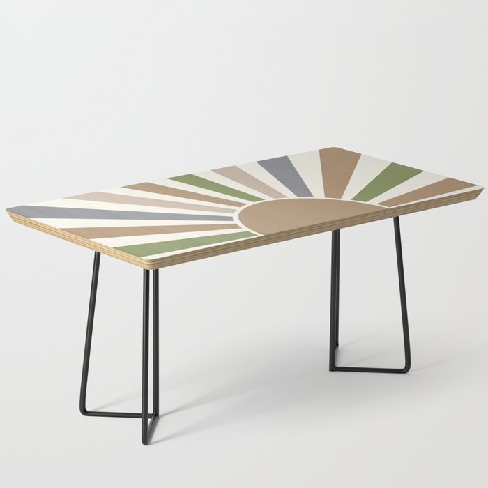 Multicolor retro Sun design 8 Coffee Table