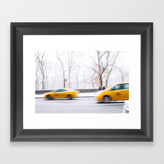 City Winter Framed Art Print