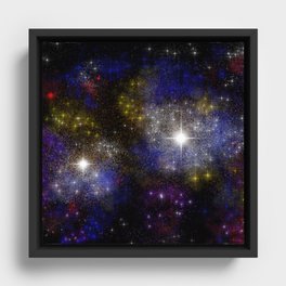 We Are Star Dust Framed Canvas