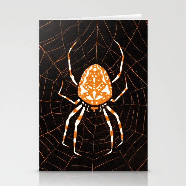 Spider In A Web Stationery Cards