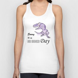 Sorry It Is A No Bones Day - Yellowbox ink painting Unisex Tank Top
