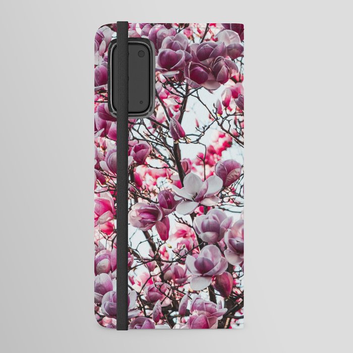 Purple and Pink Sakura Tree Android Wallet Case
