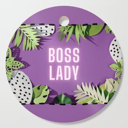Boss Lady Tropical Cutting Board
