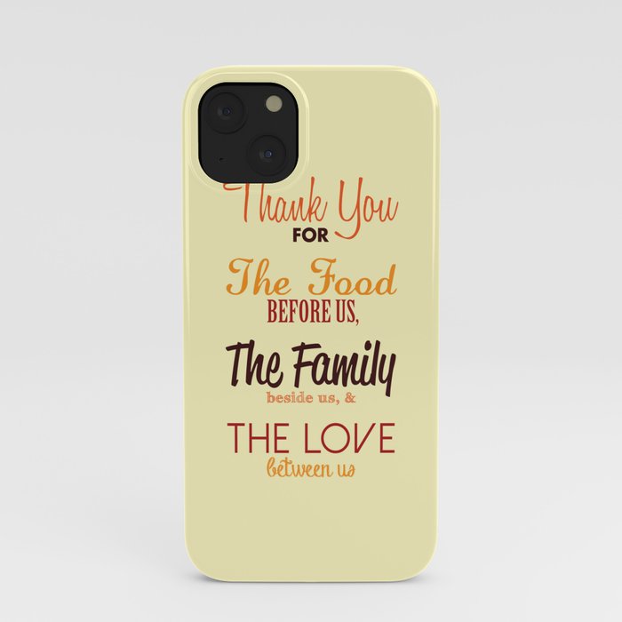 Thanksgiving Grace | Fall Colors iPhone Case