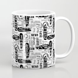 Gamer Lingo-White and Black Coffee Mug