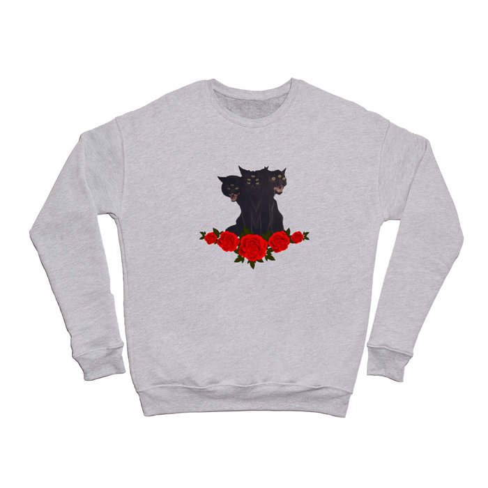 Black cat from hell Crewneck Sweatshirt