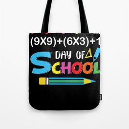 100 Days Of School Teacher And Student TShirt Tote Bag