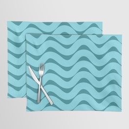 Squiggles - Blue Placemat