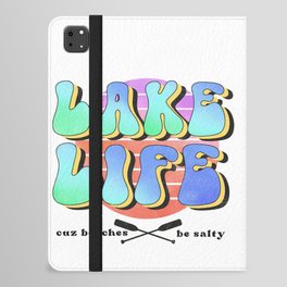 Lake Life Retro Summer iPad Folio Case