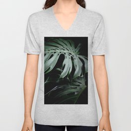 monstera nature plant V Neck T Shirt