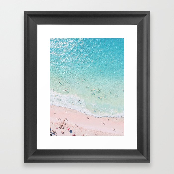 Beach Sunday Framed Art Print