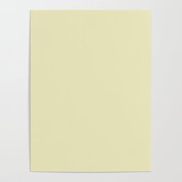 Pale Yellow Poster