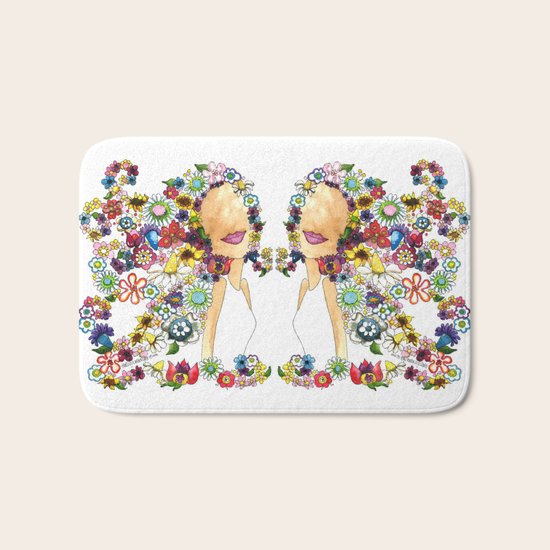 Flower Girl Two Bath Mat