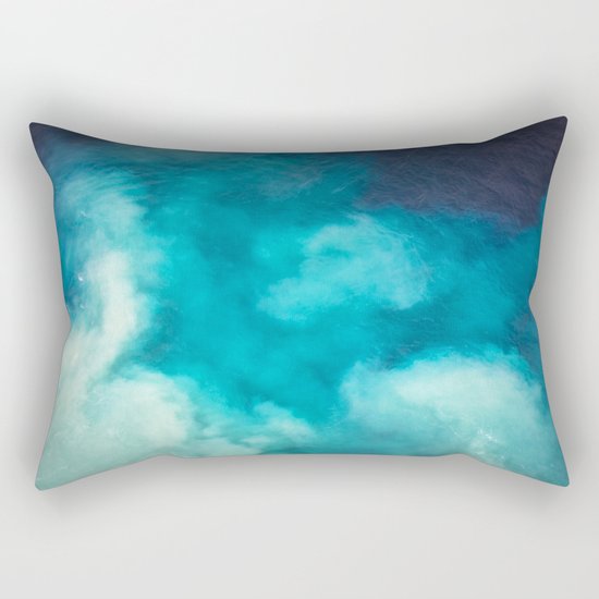 Caribbean Blues Rectangular Pillow