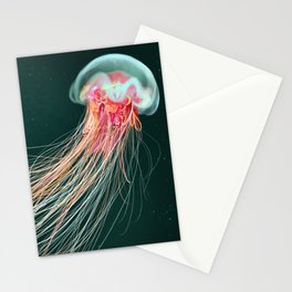 Luminescent Jellyfish Stationery Card