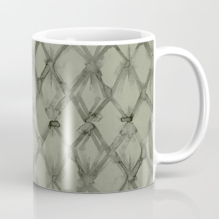 Braided Diamond Simply Green Tea Coffee Mug