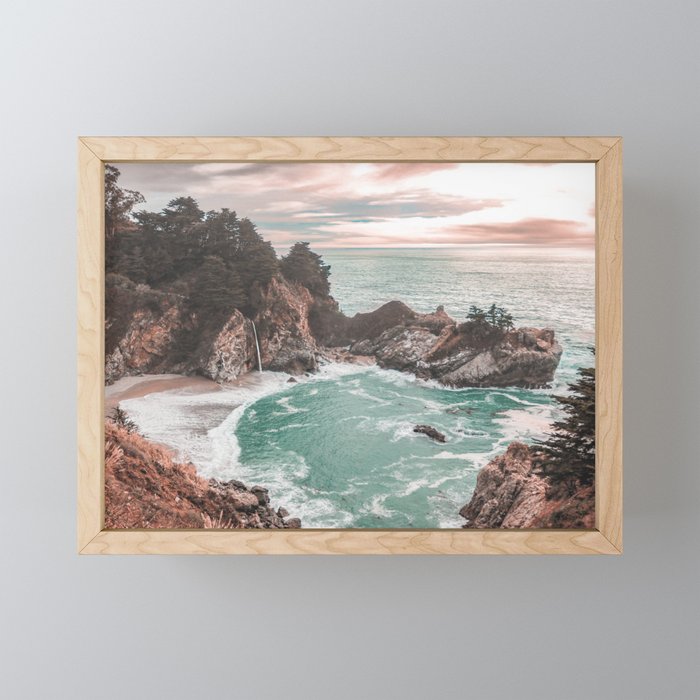 Big Sur California Framed Mini Art Print