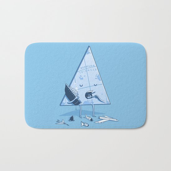 Bermuda triangle Bath Mat