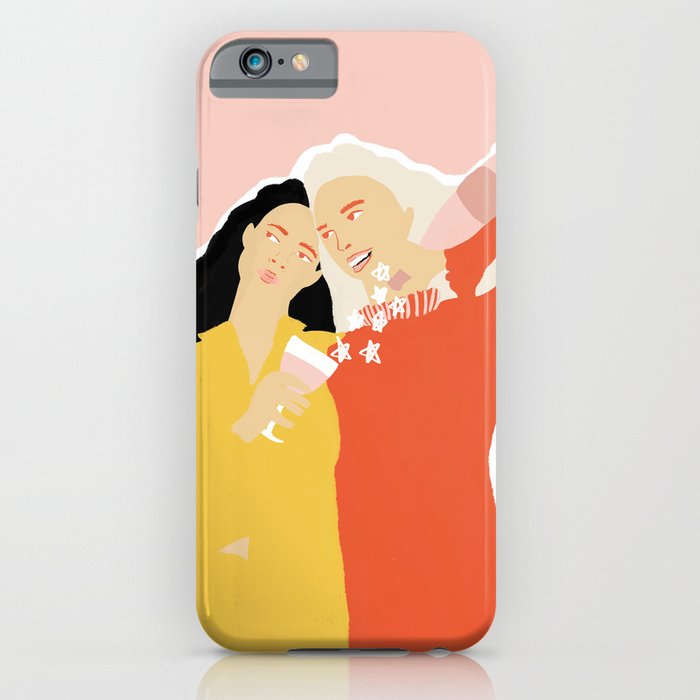 Best Friends and Wine iPhone Case
