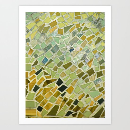 Bright n Sunshiny Day Mosaic Art Print