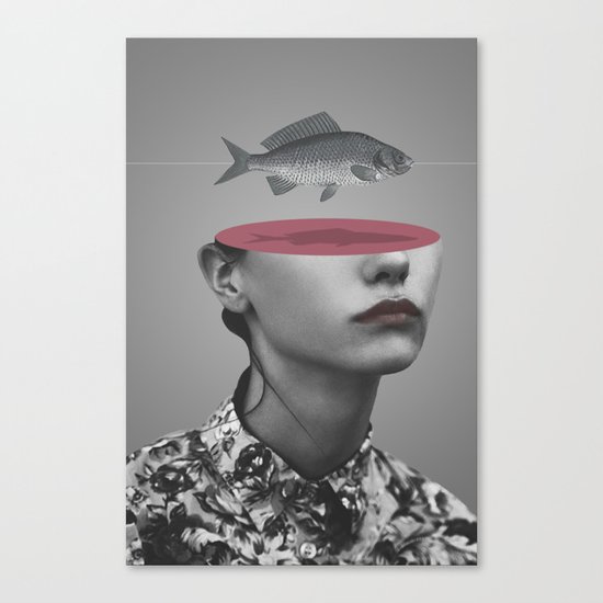 Fishing Line (2011) Canvas Print