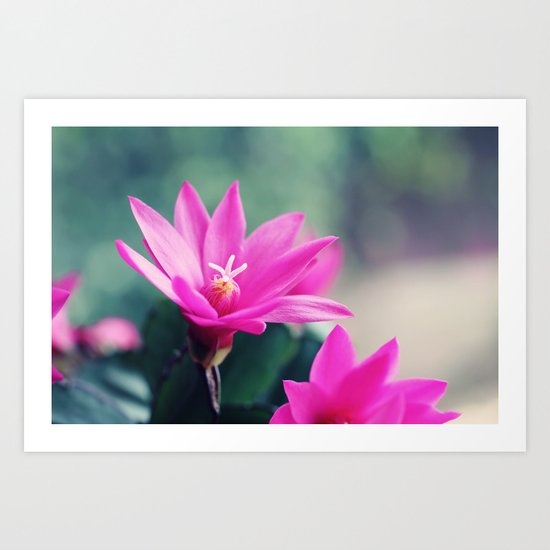 Easter Cactus Art Print