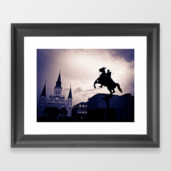 The rising south... Framed Art Print