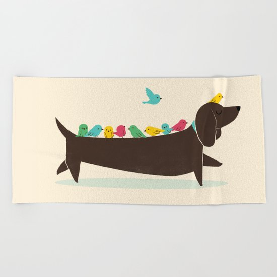 Bird Dog Beach Towel