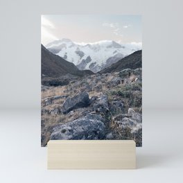 Sierra II Mini Art Print | Peaks, Newzealand, Sierra, Color, Digital Manipulation, Nature, Landscape, Digital, Photo, Rocks 