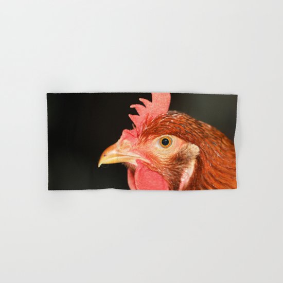 Serious hen Hand & Bath Towel