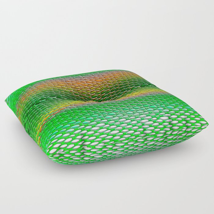 Dinosaur Lizard's Skin. Floor Pillow