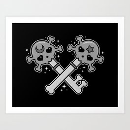 Skeleton Keys Art Print