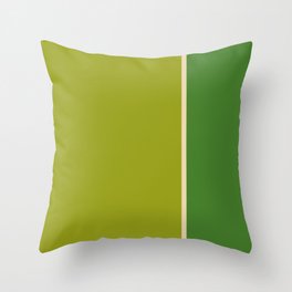 Spring 2 tones Lime green & Forest green Throw Pillow