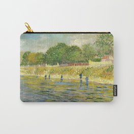 Bank of the Seine (1887) by Vincent van Gogh Carry-All Pouch